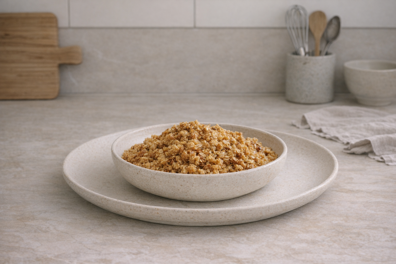 Homemade Granola Sweetened with Honey recipe photo