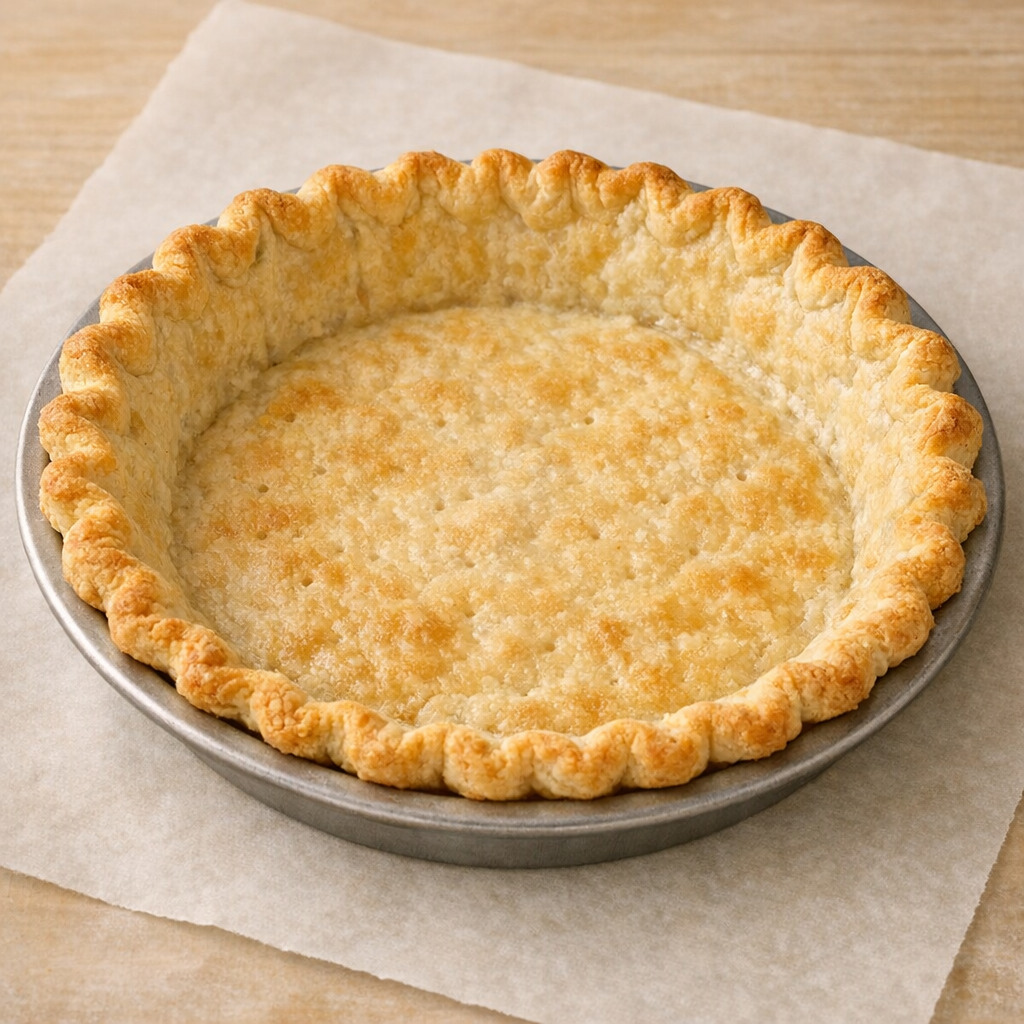 Pie Crust Sweetened with Honey made without refined sugar and sweetened with honey