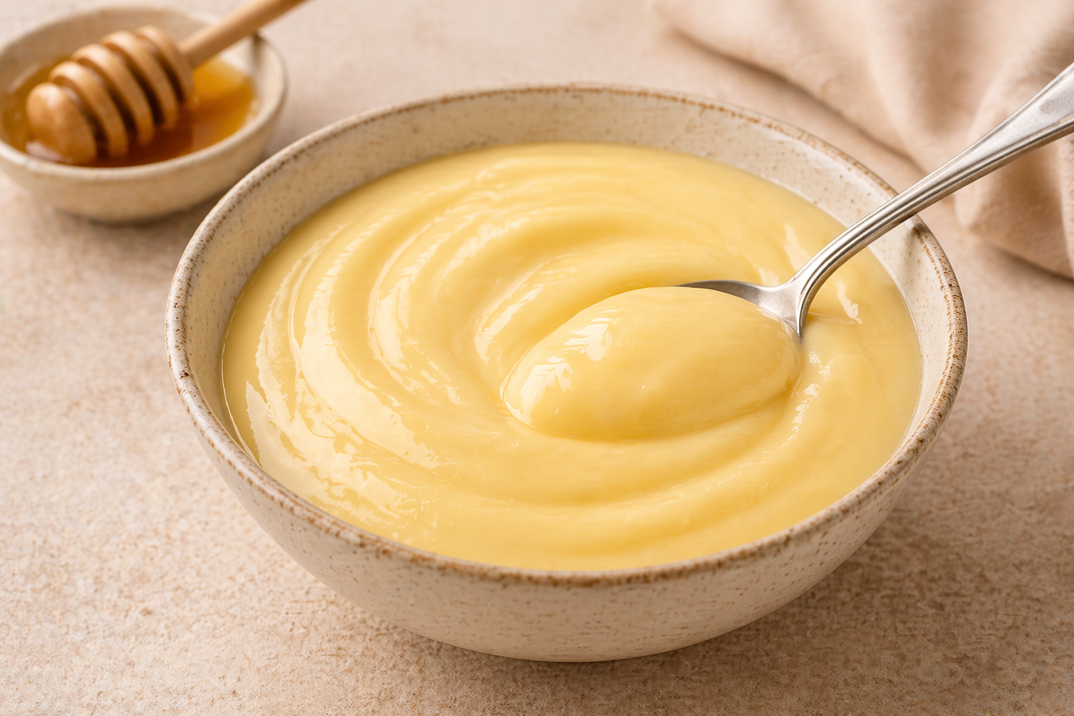 Vanilla Pudding Sweetened with Honey recipe photo