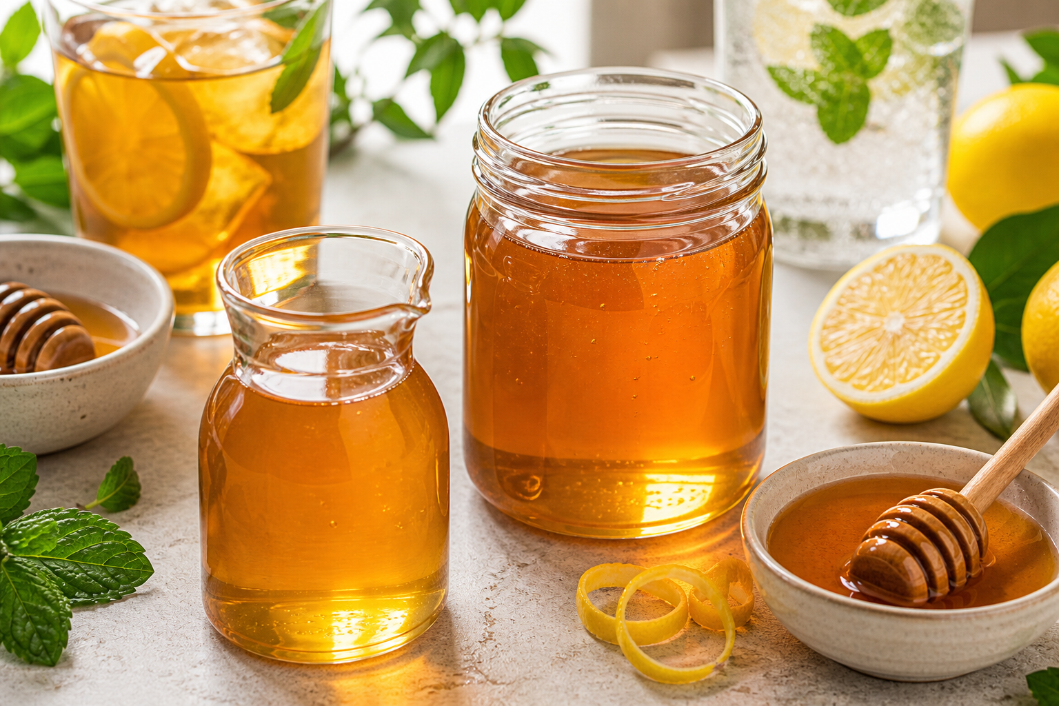 Honey Simple Syrup recipe photo